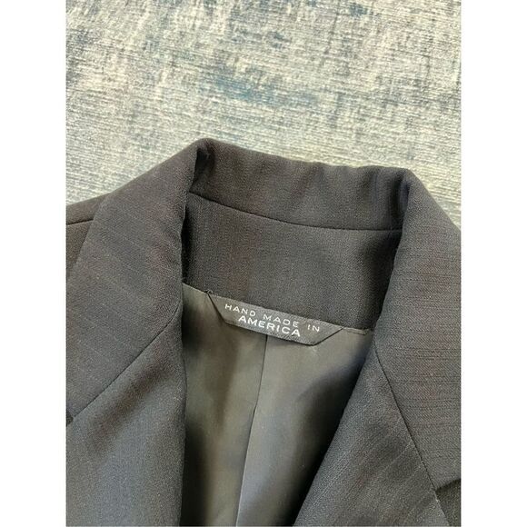 Arthur Chapnik Black Double Breasted Blazer Jacket Womens 8 - Picture 3 of 8